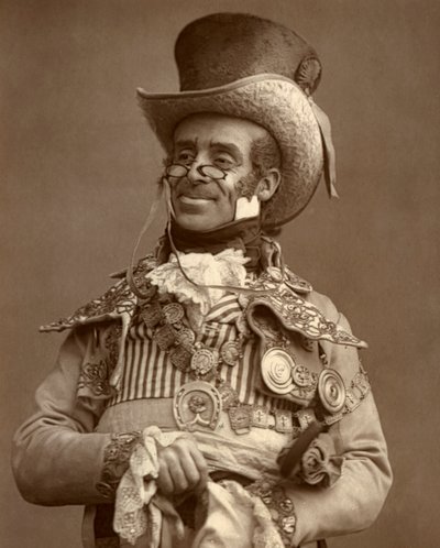 Arthur Roberts , britisk skuespiller, komiker og music hall-underholder, 1888 av Ernest Barraud
