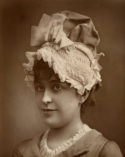 Geraldine Ulmar , amerikansk sanger og skuespillerinne, 1887 av Ernest Barraud