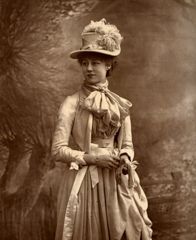 Violet Vanbrugh , britisk skuespillerinne, 1887. av Ernest Barraud