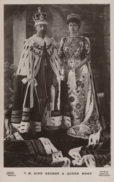 Kong George V og Queen Mary av Ernest Brooks