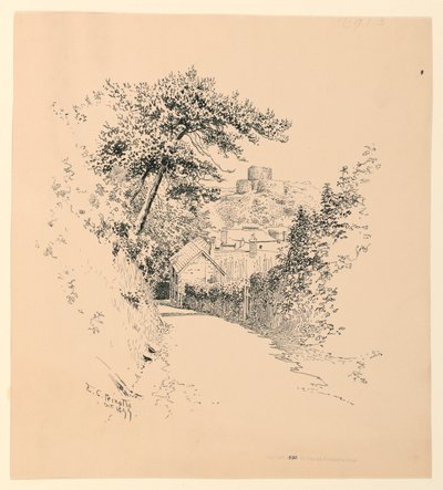 Slottet i Launceston av Ernest Clifford Peixotto