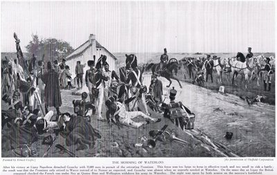 The Morning of Waterloo, illustrasjon fra 
