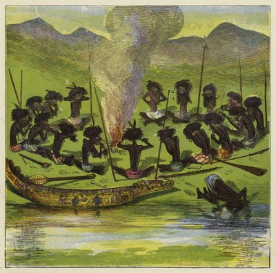 Ashanti middagsselskap av Ernest Henry Griset