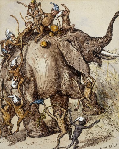 Apekapers av Ernest Henry Griset