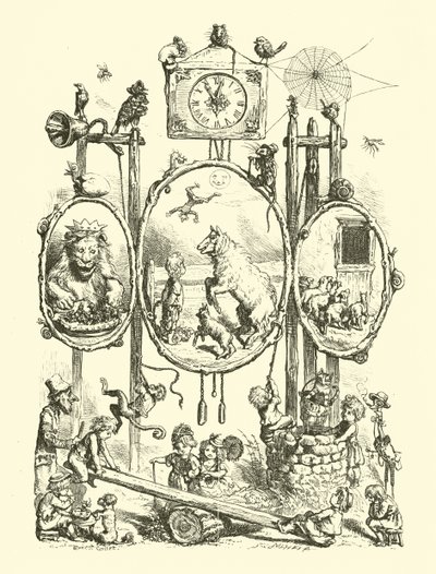 National Nursery Rhymes, Frontispice av Ernest Henry Griset