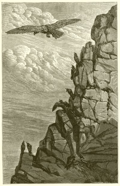 Ørnen og kråken av Ernest Henry Griset