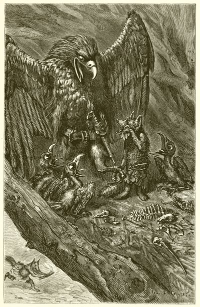 Ørnen og reven av Ernest Henry Griset