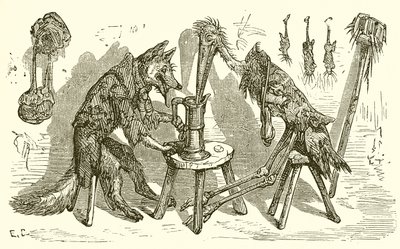 Reven og Storken av Ernest Henry Griset