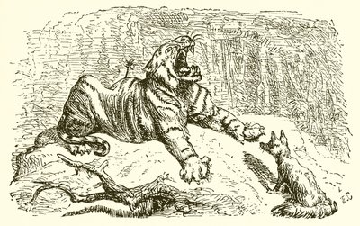 Reven og tigeren av Ernest Henry Griset