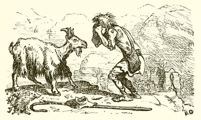 Geitegjeteren og bukken av Ernest Henry Griset