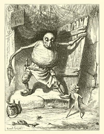 Edderkoppen og fluen av Ernest Henry Griset
