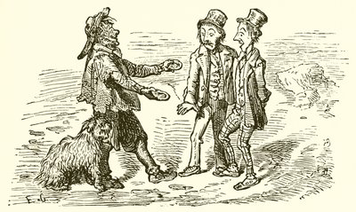 De to reisende og østersen av Ernest Henry Griset