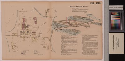 Bind 14, Rancocas Chemical Works, Hexamer General Surveys, Burlington, New Jersey, 1878 av Ernest Hexamer