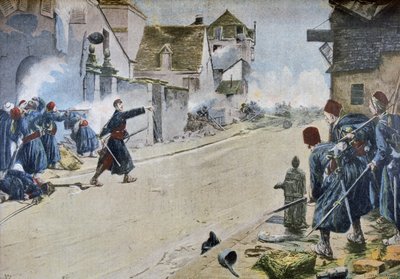 Paul Deroulede i slaget ved Montbeliard av Ernest Jean Delahaye