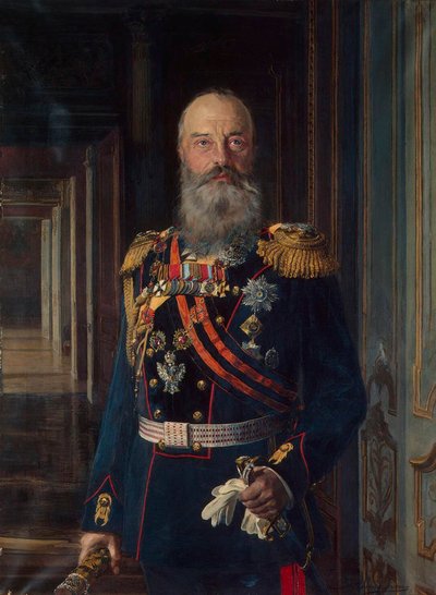 Portrett av storhertug Michael Nikolaevich av Russland', 1832-1909, 1913. av Ernest Karlovich Liphart