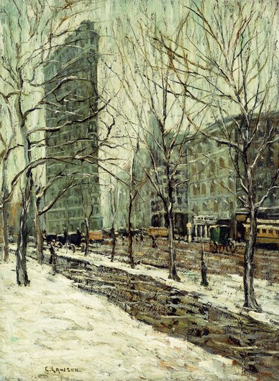 Flatiron-bygningen av Ernest Lawson