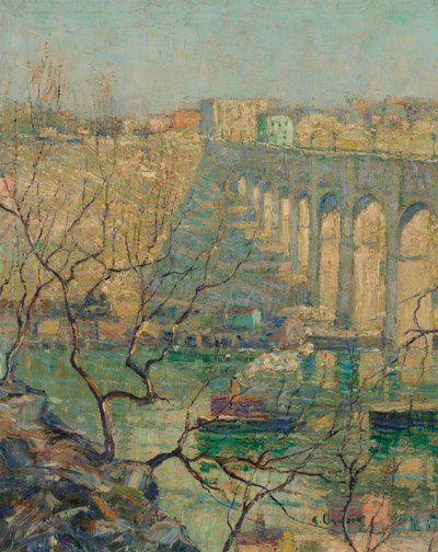 Utsikt over broen av Ernest Lawson