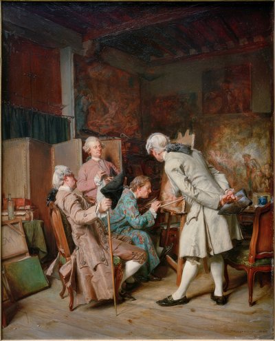 Malerelskere av Ernest Meissonier