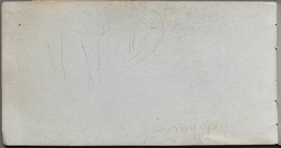 Skissebok, side 02: Studies of Legs. av Jean Louis Ernest Meissonier