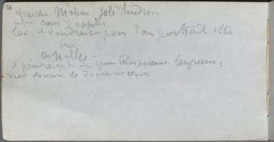 Skissebok, side 95: Notater. av Jean Louis Ernest Meissonier