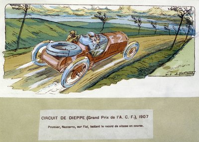 Circuit of Dieppe (A.C.F Grand Prix) av Ernest Montaut