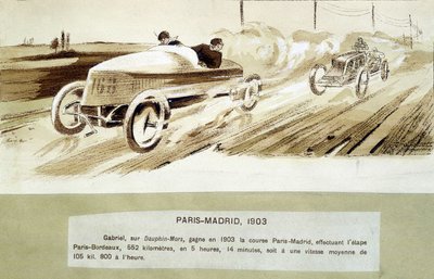 Paris-Madrid-løpet av Ernest Montaut