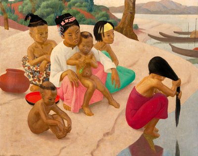 På bredden av Irrawaddy av Ernest Procter