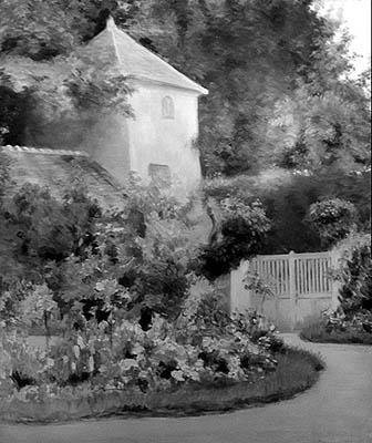 Turret og hage ved Queue-en-Brie av Ernest Rouart