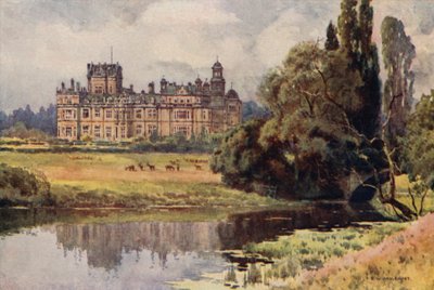 Thoresby (farge litho) av Ernest William Haslehust