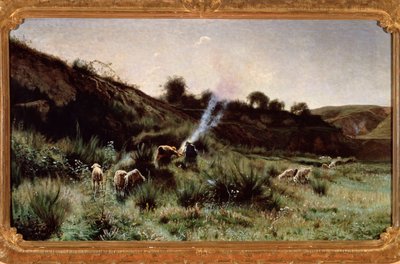 Høst (olje på lerret av Ernesto Rayper