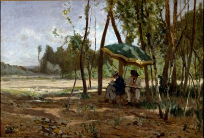 Malernes maleri av Ernesto Rayper (1840-1873) Genes Galleria d