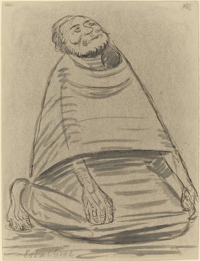 Mann som kneler av Ernst Barlach