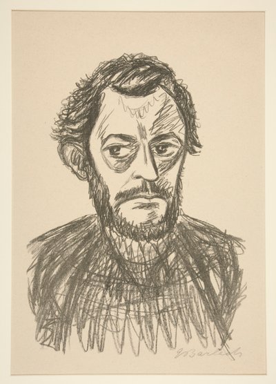 Selvportrett III (Selvportrett III) av Ernst Barlach