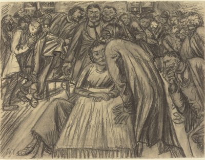 Paret i mengden av Ernst Barlach