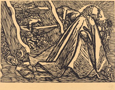 Den guddommelige tiggeren av Ernst Barlach