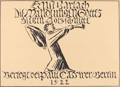 Tittelside, sannsynligvis 1920. av Ernst Barlach