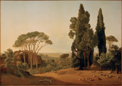 Die Villa Hadriana bei Tivoli av Ernst Christian Frederik Petzholdt