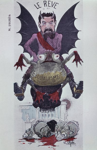 Drømmen om M. Jaures, 1906 av Ernst Emmanuel Muller