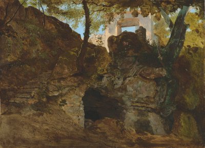Inngang til Park Chigi i Ariccia av Ernst Fries