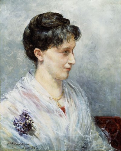 Portrett av Maria av Ernst Josephson