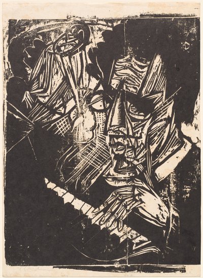 Komponist Klemperer, 1916. av Ernst Ludwig Kirchner