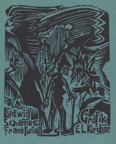 Ludwig Schames Frankfurt a M Grafik E L Kirchner Ludwig Schames Frankfurt a M..., 19191920. av Ernst Ludwig Kirchner