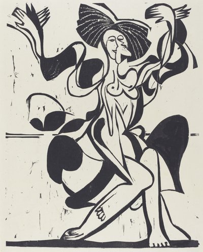 Mary Wigmans dans, 1933. av Ernst Ludwig Kirchner