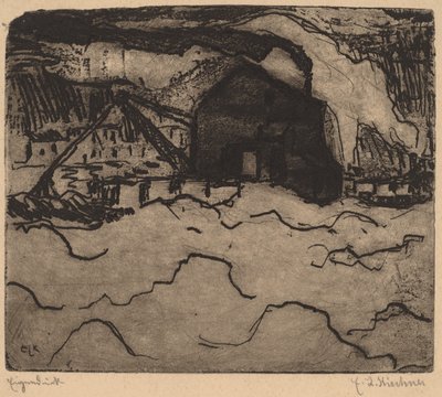 Sandsugere på Elben, 1906. av Ernst Ludwig Kirchner