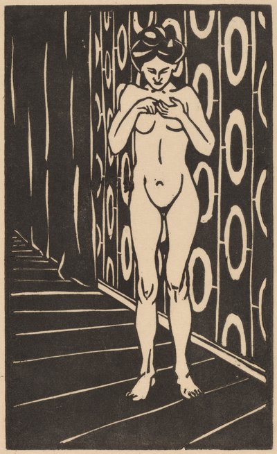 Fingerspillet, 1905. av Ernst Ludwig Kirchner