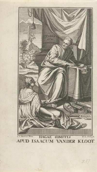 Tittelside for Comedy voor Terentius Comedy (tittel på objekt) av Ernst Ludwig Creite
