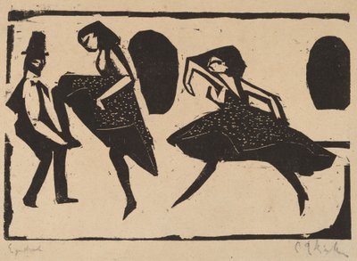 Akrobatisk dans av Ernst Ludwig Kirchner