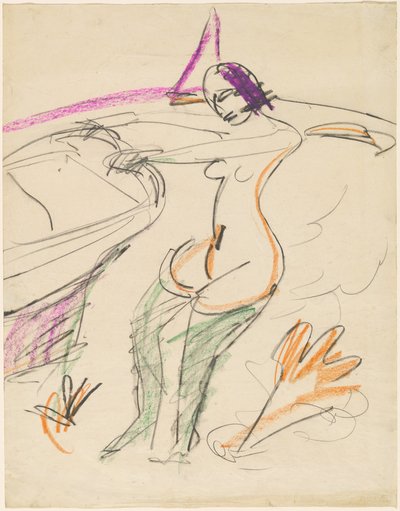 Badende av Ernst Ludwig Kirchner