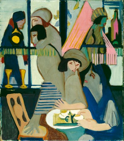 Kafe av Ernst Ludwig Kirchner