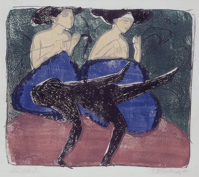 Cake-Walk. 1911 av Ernst Ludwig Kirchner
